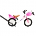Bicicletă fără pedale 12" Avion pink