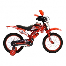 Детский велосипед 16" 4-6 лет Мотоцикл 16 Красный