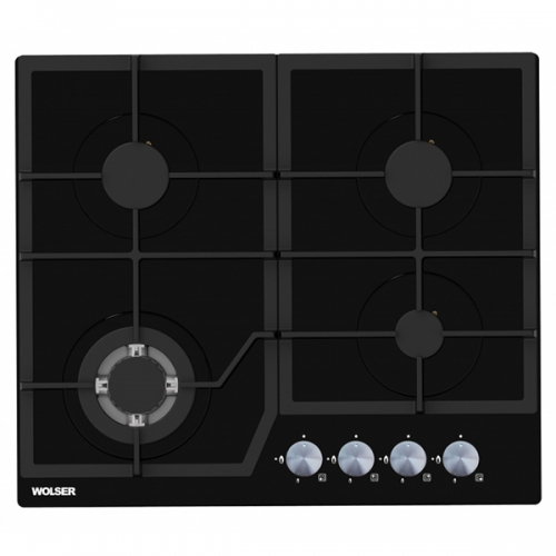 Встраиваемая газовая поверхность Wolser WL-6400 GBN Q Black