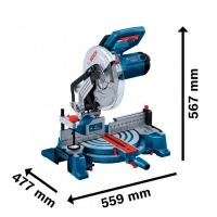 Торцовочная пила 1.75 kВт Bosch GCM 254 (0601b52000)