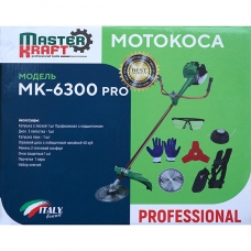 Мотокоса 6,3 кВт Master Kraft MK-6300 PRO