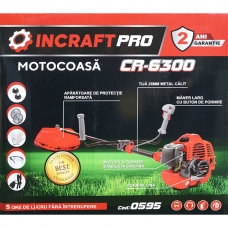 Мотокоса 4,8 кВт INCRAFT PRO CR-6300