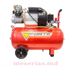 Компрессор 50 литров Forte VFL-50, 2 цилиндра