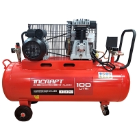 Компрессор 100л 3л.с., 1 цилиндр INCRAFT CS-100FU (масляный)