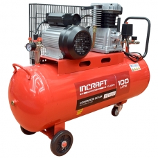 Compresor 100L 3CP, 1 cilindru INCRAFT CS-100FU (cu ulei)