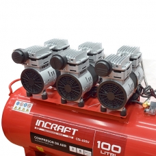 Compresor 100L 3CP, 6 cilindri INCRAFT CS1-100U (fără ulei)