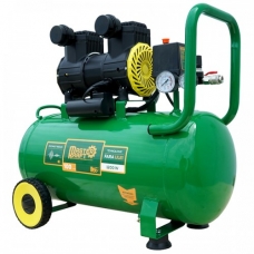 Компрессор 50л 1.2кВт, 2 цилиндра MasterKraft LSD-1600W/50 (безмасляный)