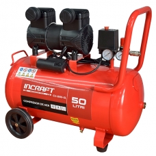 Compresor 50L 1.5kW, 2 cilindri INCRAFT CU-1500-SL (fără ulei)