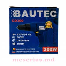 Сетевой шуруповерт 0,3 кВт Bautec CD300