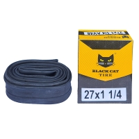 Cameră p/u bicicletă 27x1 1/4 AV48 BLACK CAT
