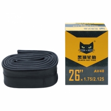 Камера велосипедная 26x1.75/2.125 AV48 BLACK CAT