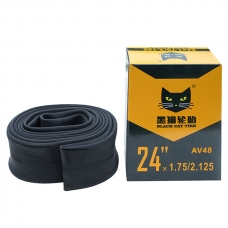 Камера велосипедная 24x1.75/2.125 AV48 BLACK CAT