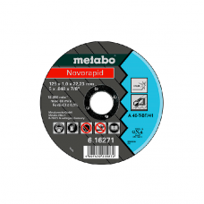 Отрезной диск Metabo Novorapid 125 x 1,0 x 22,23 мм Inox, TF 41, 616271000