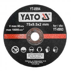 Disc de tăiere metal 75x9.5x2mm Yato YT0994