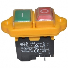 Кнопка бетономешалки желтая 4 контакта VJ Parts