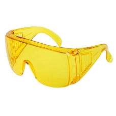 Защитные очки для мотокосы оргстекло желтые