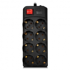 Сетевой фильтр Sven SF-08-16 1.8m Black