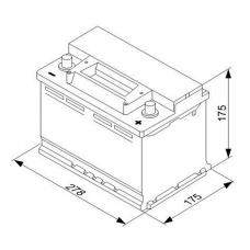 Acumulator 12V 70AH 640A Bosch S3 0092S30070
