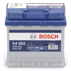 Acumulator 12V 52AH 470A Bosch S4 Silver 0092S40020