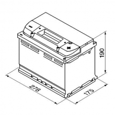 Аккумулятор 12V 74AH 680A Bosch S4 Silver 0092S40080