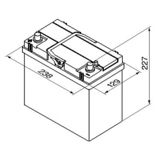 Аккумулятор 12V 45AH 330A Bosch S4 Silver 0092S40220 тонкая клема