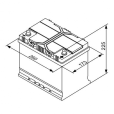 Аккумулятор 12V 70AH 630A Bosch S4 Silver 0092S40260