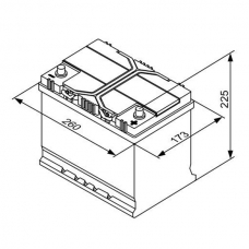 Аккумулятор 12V 70AH 630A Bosch S4 Silver 0092S40270