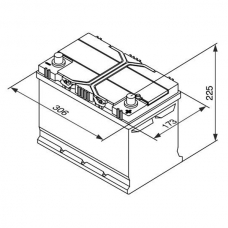 Аккумулятор 12V 95AH 830A Bosch S4 Silver 0092S40280