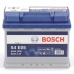 Аккумулятор 12V 60AH 640A Bosch 0092S4E051 S6 005 EFB(AGM-)