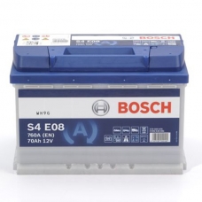 Аккумулятор 12V 70AH 760A Bosch S4 008 EFB(AGM-) 0092S4E081