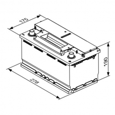 Аккумулятор 12V 70AH 760A Bosch S4 008 EFB(AGM-) 0092S4E081
