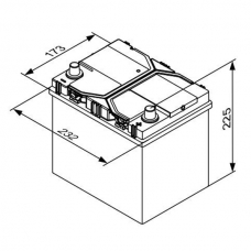Аккумулятор 12V 65AH 650A(JIS) Bosch S4 E40 EFB 0092S4E400
