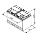 Acumulator 12V 72AH 760A(JIS) Bosch S4 E41 EFB(AGM-) 0092S4E410