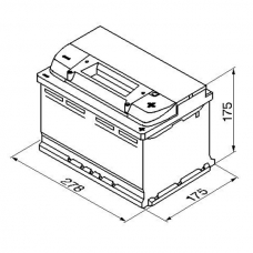 Аккумулятор 12V 74AH 750A Bosch S5 Silver 0092S50070