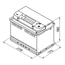 Аккумулятор 12V 77AH 780A Bosch 0092S50080 S5 008