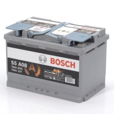 Аккумулятор 12V 70AH 760A(EN) Bosch S5 008 AGM 0092S5A080