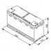 Аккумулятор 12V 105AH 950A Bosch S5 A15 AGM 0092S5A150