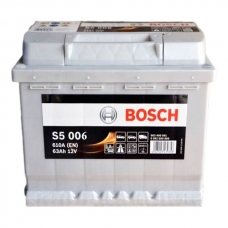 Аккумулятор 12V 63AH 610A Bosch 0092S50060 S5 006