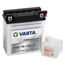 Аккумулятор 12V 5AH 60A(EN) Varta Powersports Freshpack YB5L-B (12N5-3B) 505 012 006