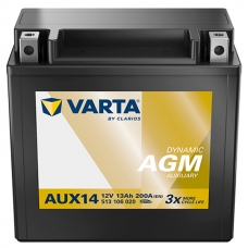 Аккумулятор 12V 13AH 200A(EN) Varta Dynamic AGM AUX 513 106 020