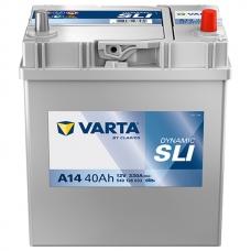 Аккумулятор 12V 40AH 330A(JIS) Varta Dynamic SLI S4 018 540 126 033 тонкая клема