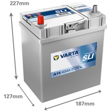 Аккумулятор 12 V 40AH 330A(JIS) Varta Dynamic SLI S4 019 (540 127 033) тонкая клема