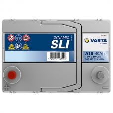 Аккумулятор 12 V 40AH 330A(JIS) Varta Dynamic SLI S4 019 (540 127 033) тонкая клема