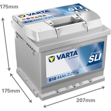 Аккумулятор 12V 44AH 440A(EN) Varta Dynamic SLI S4 001 (544 402 044)