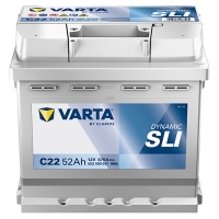 Аккумулятор 12V 52AH 470A(EN) Varta Dynamic SLI S4 002 (552 400 047)