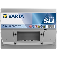 Аккумулятор 12V 56AH 480A(EN) Varta Dynamic SLI S3 005 (556 400 048)