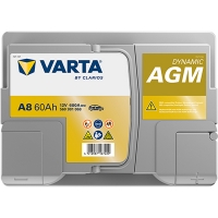 Аккумулятор 12V 60AH 680A Varta Dynamic AGM S6 005 AGM (560 901 068)