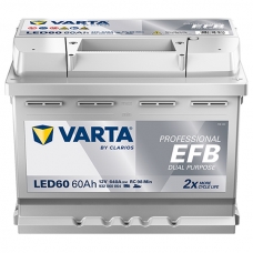 Аккумулятор 12V 60AH 640A(EN) Varta Professional EFB Dual Purpose S6 005 (932 060 064)