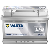 Аккумулятор 12V 70AH 760A(EN) Varta Professional EFB Dual Purpose S6 008 (932 070 076)