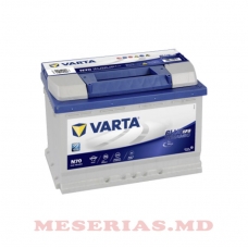 Аккумулятор 12V 70AH 760A Varta Blue Dynamic EFB 570 500 076